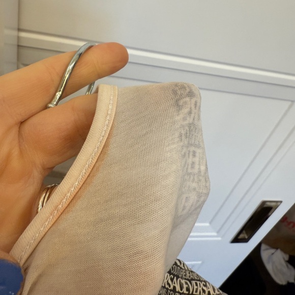 VINTAGE VERSACE JEANS PRINTED SLEEVELESS TOP 90s Y2K SMALL - Picture 2 of 5